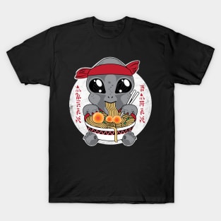 Kuwaii Ramen Cute Alien Baby Ramen Lover T-Shirt